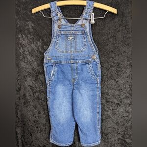 Oshkosh B'Gosh denim vestbak overalls 2T